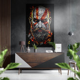Kratos - God of War Brushed Aluminum Dibond Wall Art.